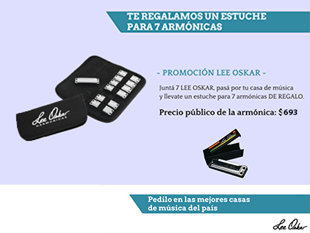 ¡Llevate un estuche para 7 armónicas!